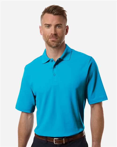 Men's Resolve CVC Performance Pique Polo - Electric Blue