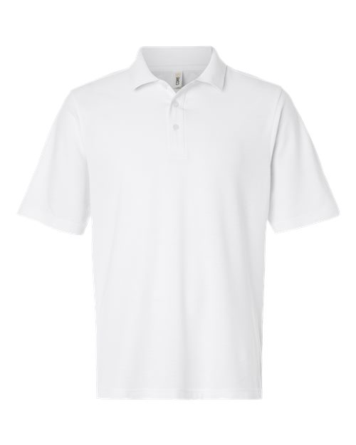 Men's Resolve CVC Performance Pique Polo - White