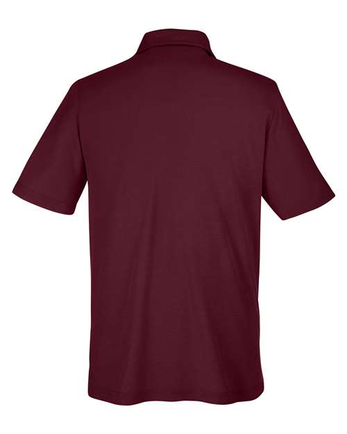 Men's Fusion ChromaSoft™ Pique Polo - Burgundy