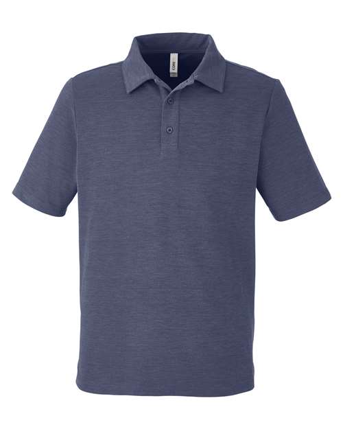 Men's Fusion ChromaSoft™ Pique Polo - Classic Navy Heather