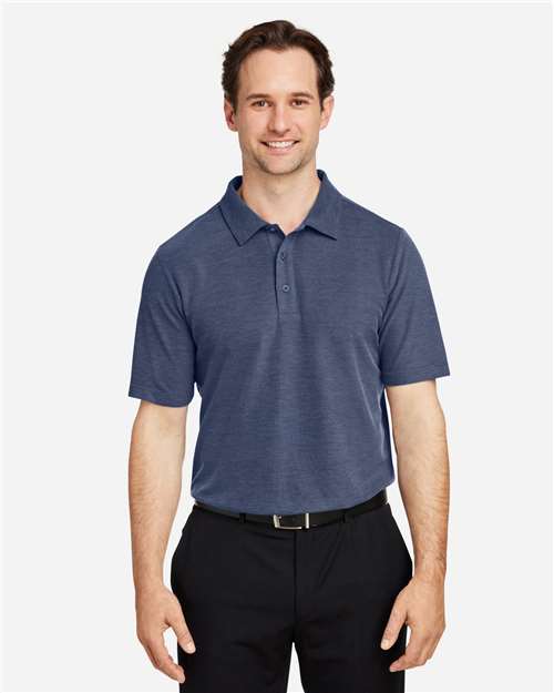 Men's Fusion ChromaSoft™ Pique Polo - Classic Navy Heather