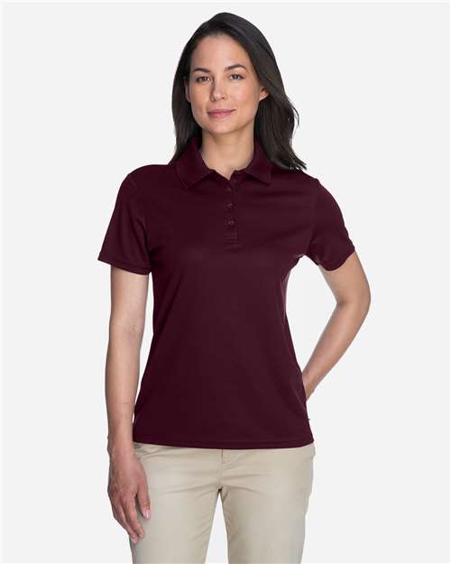Women's Origin Performance Piqué Polo - Burgundy