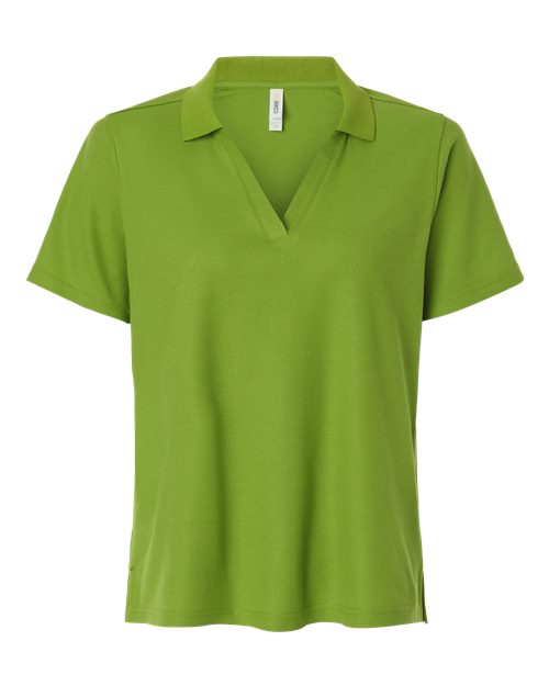 Women's Resolve CVC Performance Pique Polo - Acid Green