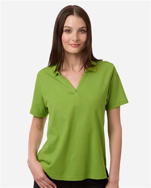 Women's Resolve CVC Performance Pique Polo - Acid Green