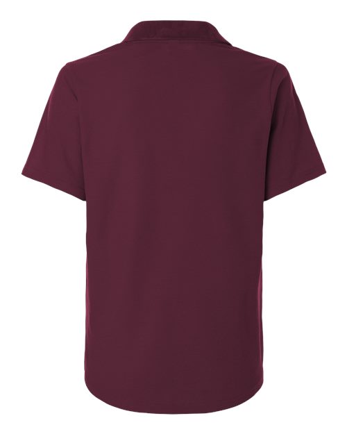 Women's Resolve CVC Performance Pique Polo - Burgundy