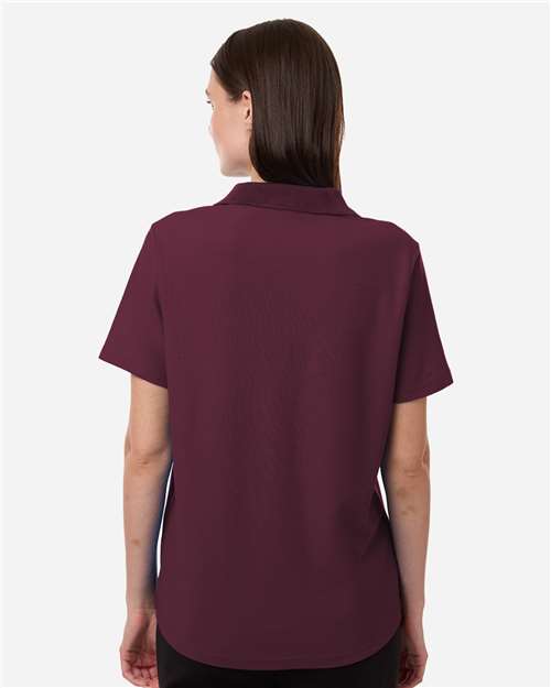 Women's Resolve CVC Performance Pique Polo - Burgundy
