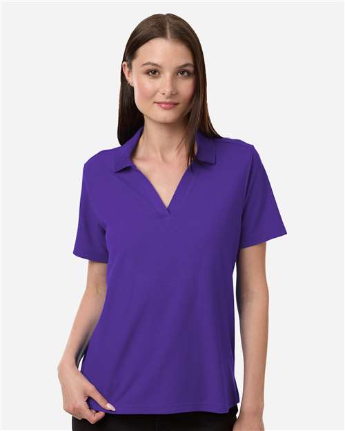 Women's Resolve CVC Performance Pique Polo - Campus Purple