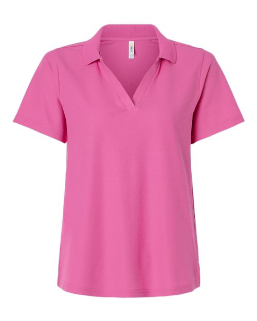 Women's Resolve CVC Performance Pique Polo - Charity Pink