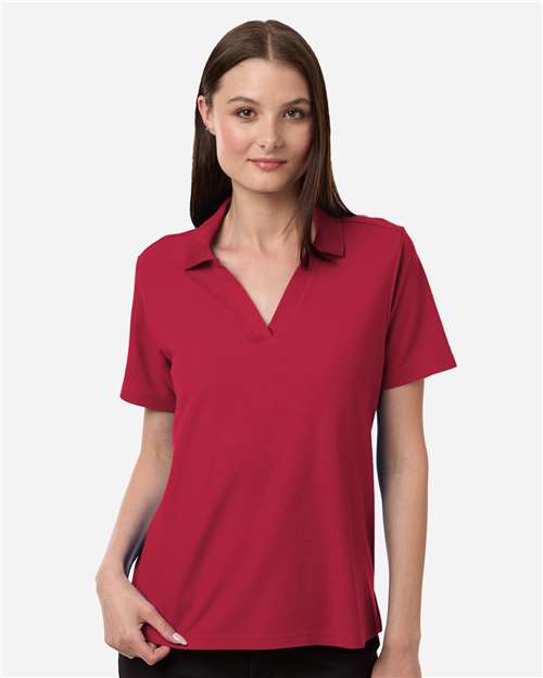 Women's Resolve CVC Performance Pique Polo - Classic Red