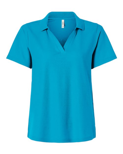 Women's Resolve CVC Performance Pique Polo - Electric Blue