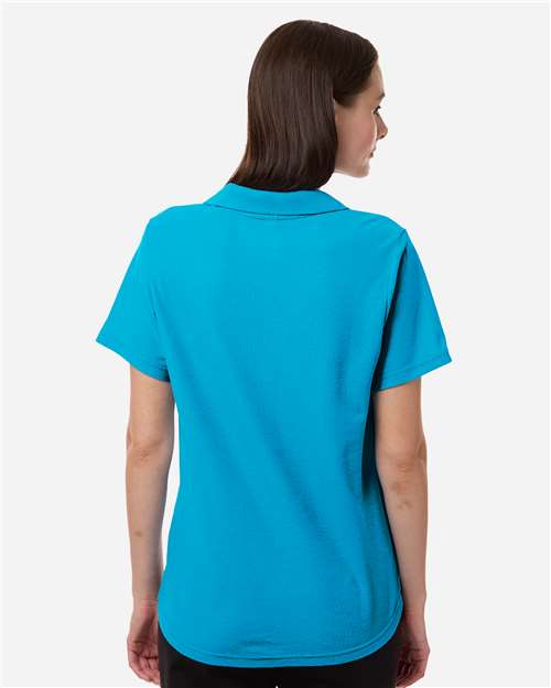 Women's Resolve CVC Performance Pique Polo - Electric Blue