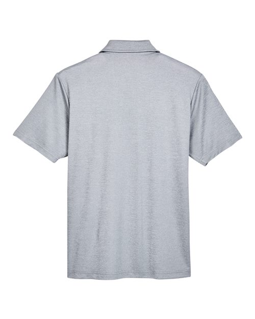 Men's CrownLux Performance® Address Mélange Polo - Grey Melange