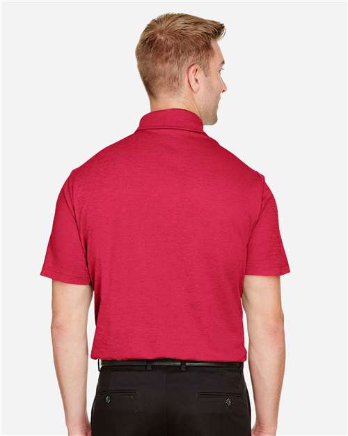 Men's CrownLux Performance® Address Mélange Polo - Red Melange