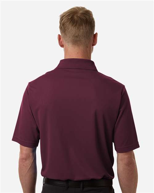 Men's Nova Performance Pique Polo - Burgundy