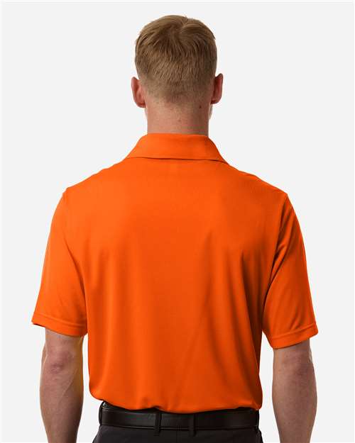 Men's Nova Performance Pique Polo - Campus Orange