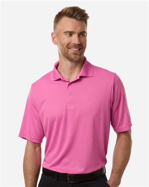 Men's Nova Performance Pique Polo - Charity Pink