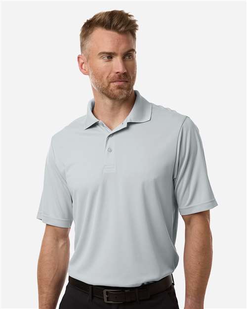 Men's Nova Performance Pique Polo - Platinum