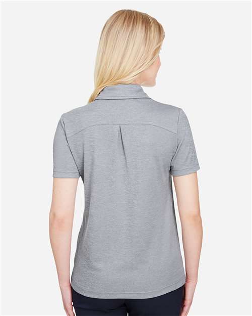 Women's CrownLux Performance® Address Melange Polo - Grey Melange