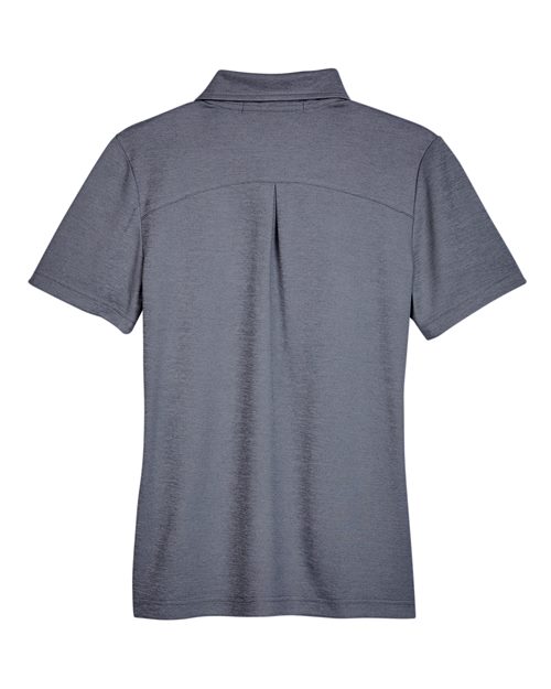 Women's CrownLux Performance® Address Melange Polo - Navy Melange