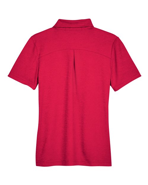 Women's CrownLux Performance® Address Melange Polo - Red Melange