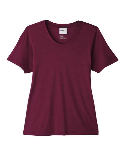 Women's Fusion ChromaSoft™ Performance T-Shirt - Burgundy