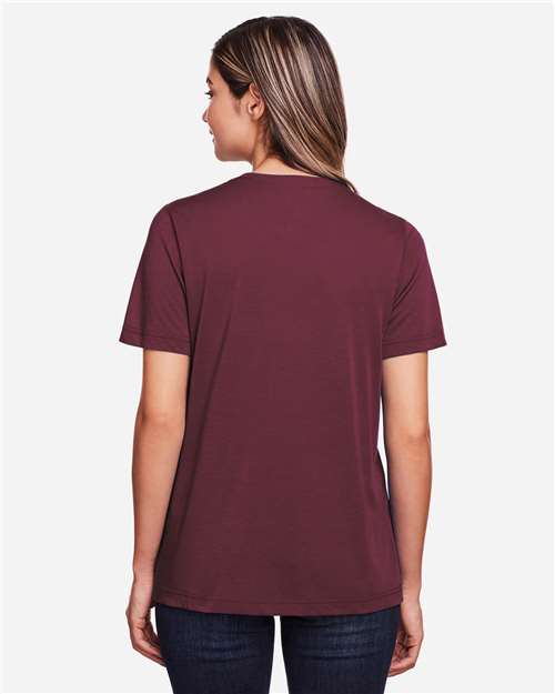 Women's Fusion ChromaSoft™ Performance T-Shirt - Burgundy