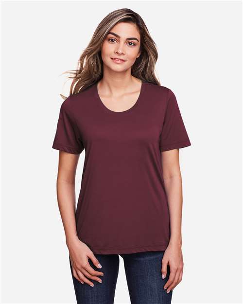 Women's Fusion ChromaSoft™ Performance T-Shirt - Burgundy
