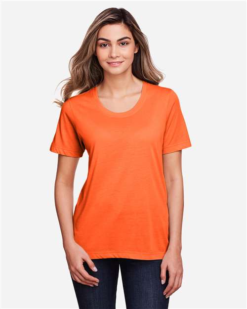 Women's Fusion ChromaSoft™ Performance T-Shirt - Campus Orange