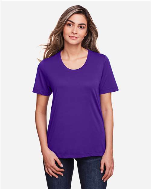 Women's Fusion ChromaSoft™ Performance T-Shirt - Campus Purple