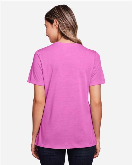 Women's Fusion ChromaSoft™ Performance T-Shirt - Charity Pink