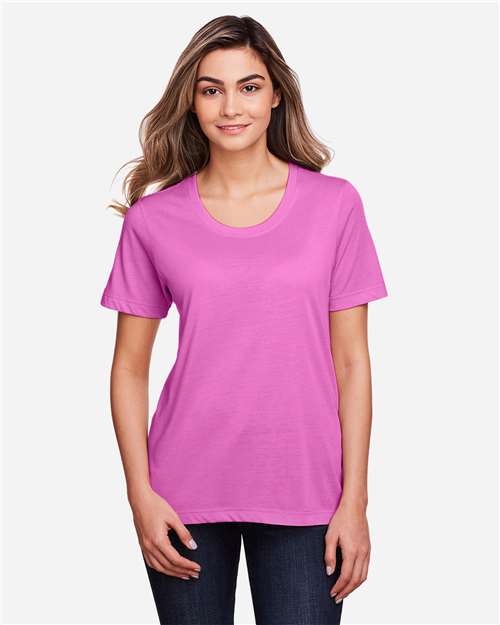 Women's Fusion ChromaSoft™ Performance T-Shirt - Charity Pink
