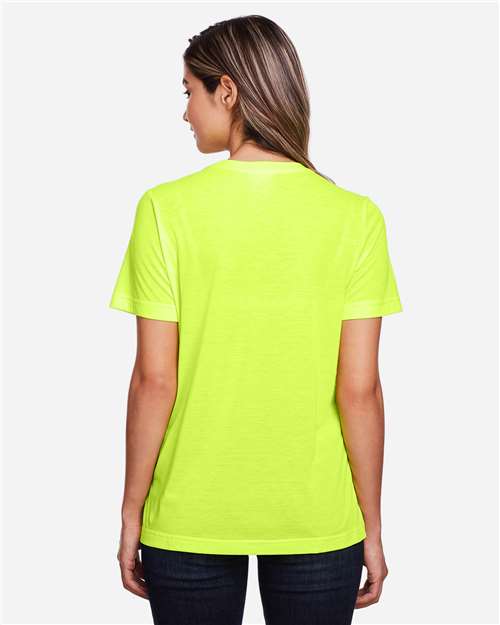 Women's Fusion ChromaSoft™ Performance T-Shirt - Safety Yellow