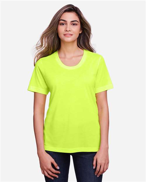Women's Fusion ChromaSoft™ Performance T-Shirt - Safety Yellow