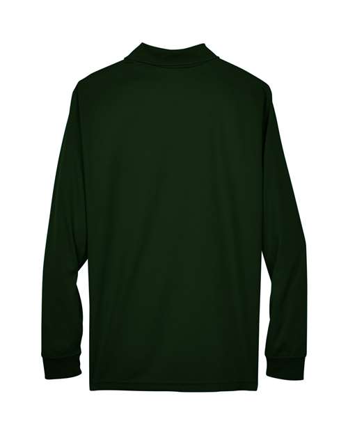 Men's Pinnacle Performance Long Sleeve Piqué Polo - Forest