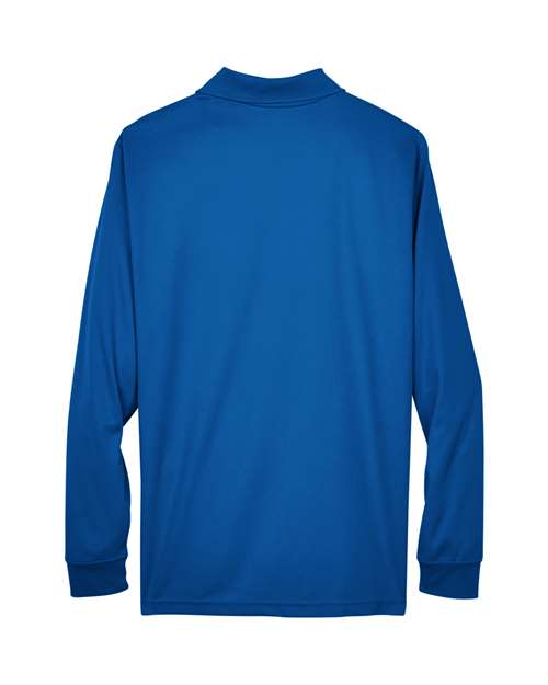 Men's Pinnacle Performance Long Sleeve Piqué Polo - True Royal