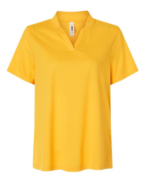 Women's Nova Performance Pique Polo - Campus Gold