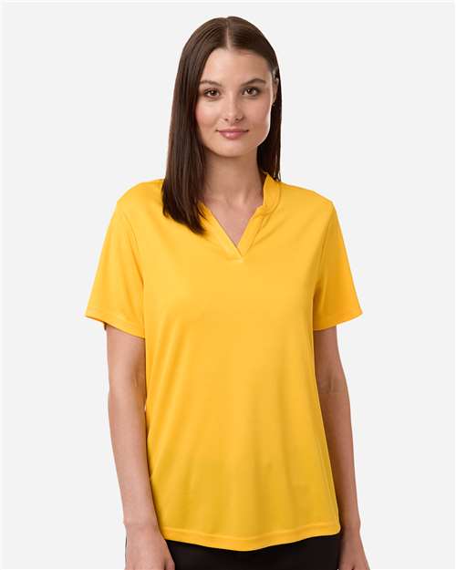 Women's Nova Performance Pique Polo - Campus Gold