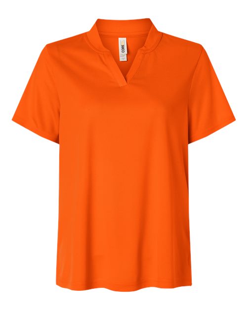 Women's Nova Performance Pique Polo - Campus Orange