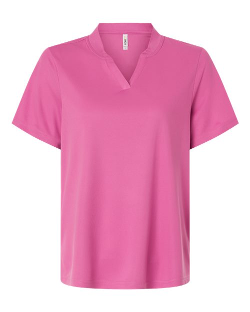 Women's Nova Performance Pique Polo - Charity Pink