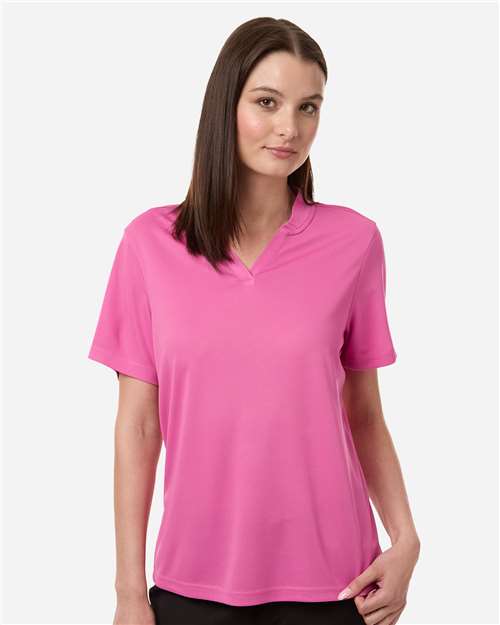Women's Nova Performance Pique Polo - Charity Pink