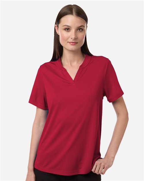Women's Nova Performance Pique Polo - Classic Red