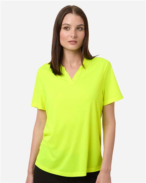 Women's Nova Performance Pique Polo - Safety Yellow