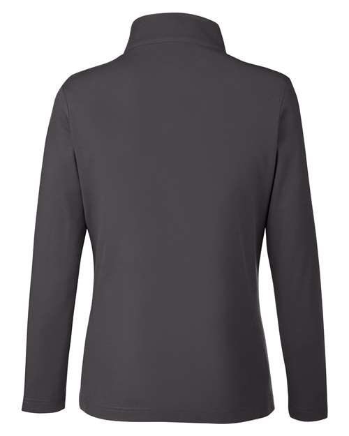 Women's Fusion ChromaSoft™ Pique Quarter-Zip Pullover - Carbon