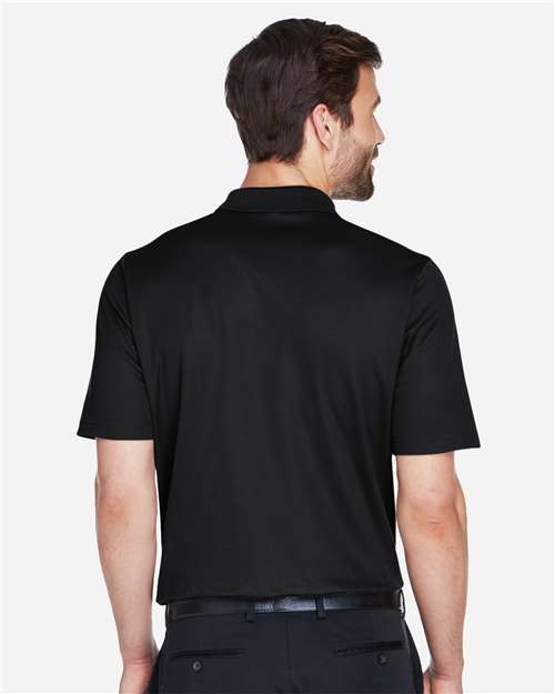Men's CrownLux Performance® Plaited Polo - Black