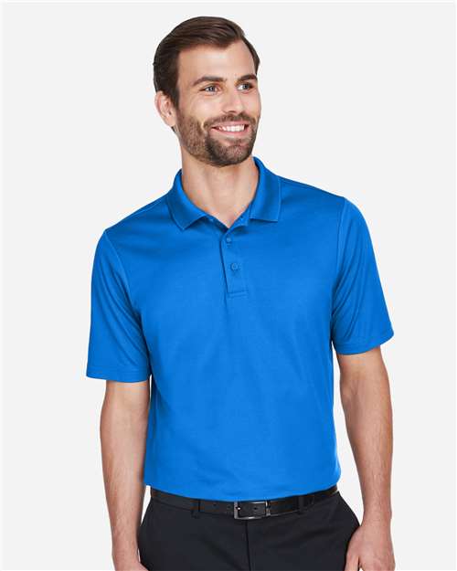 Men's CrownLux Performance® Plaited Polo - French Blue
