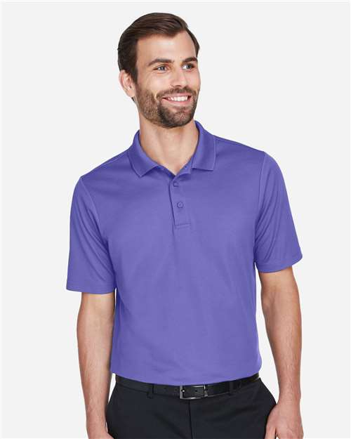 Men's CrownLux Performance® Plaited Polo - Grape