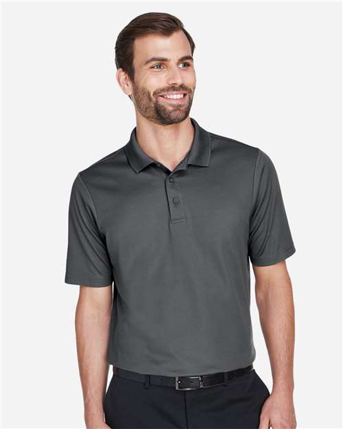 Men's CrownLux Performance® Plaited Polo - Graphite
