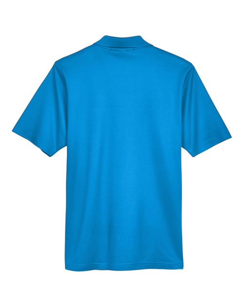 Men's CrownLux Performance® Plaited Polo - Ocean Blue