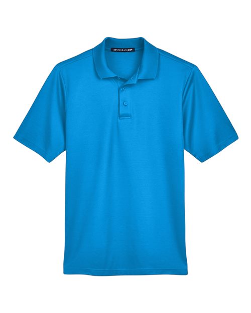 Men's CrownLux Performance® Plaited Polo - Ocean Blue