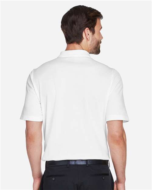 Men's CrownLux Performance® Plaited Polo - White